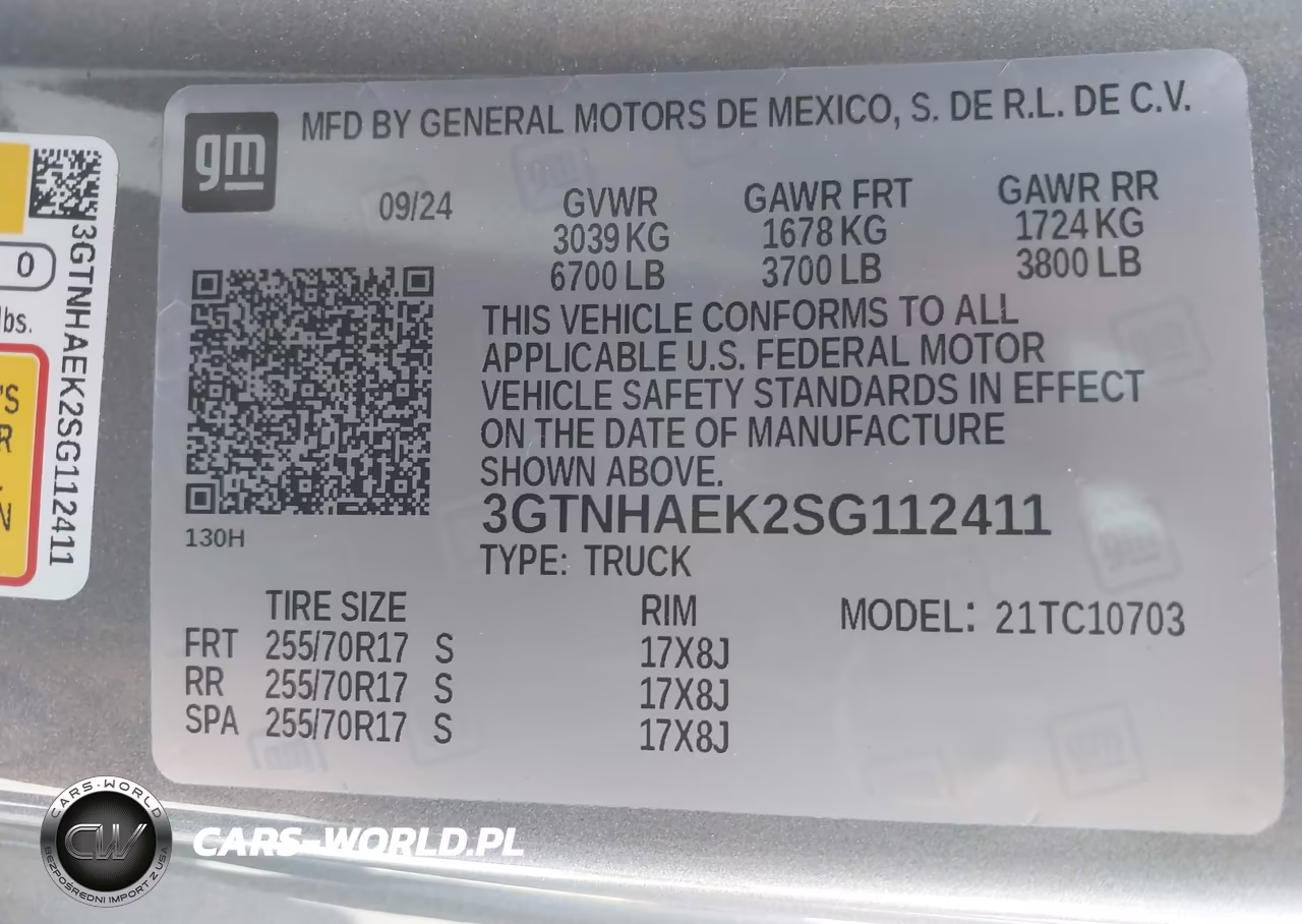 2025 GMC Sierra 1500 2Wd Standard Box Pro VIN:3GTNHAEK2SG112411 - 9