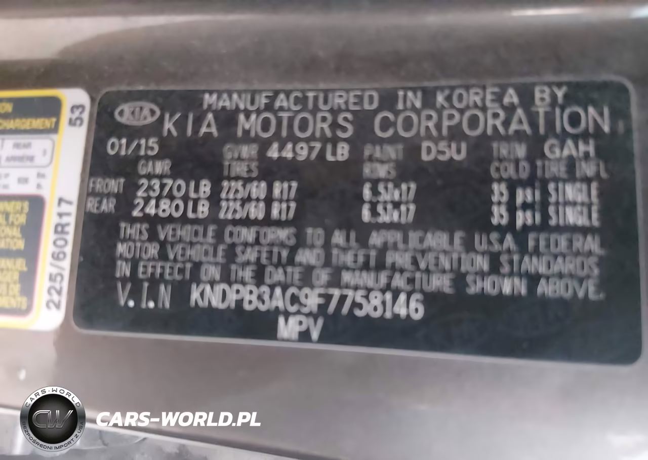 2015 Kia Sportage Lx VIN:KNDPB3AC9F7758146 - 9