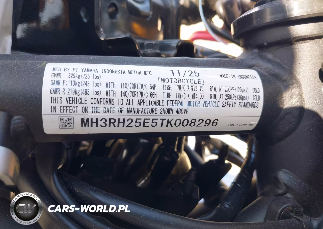 2026 Yamaha Yfz320 A VIN:MH3RH25E5TK008296 - 10