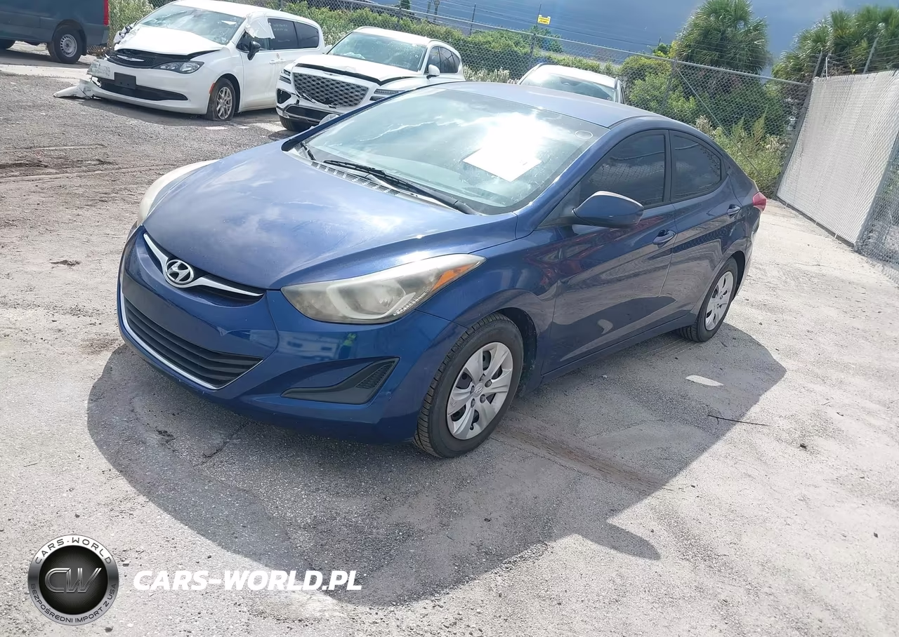 2016 Hyundai Elantra Se VIN:5NPDH4AE0GH687389 - 2