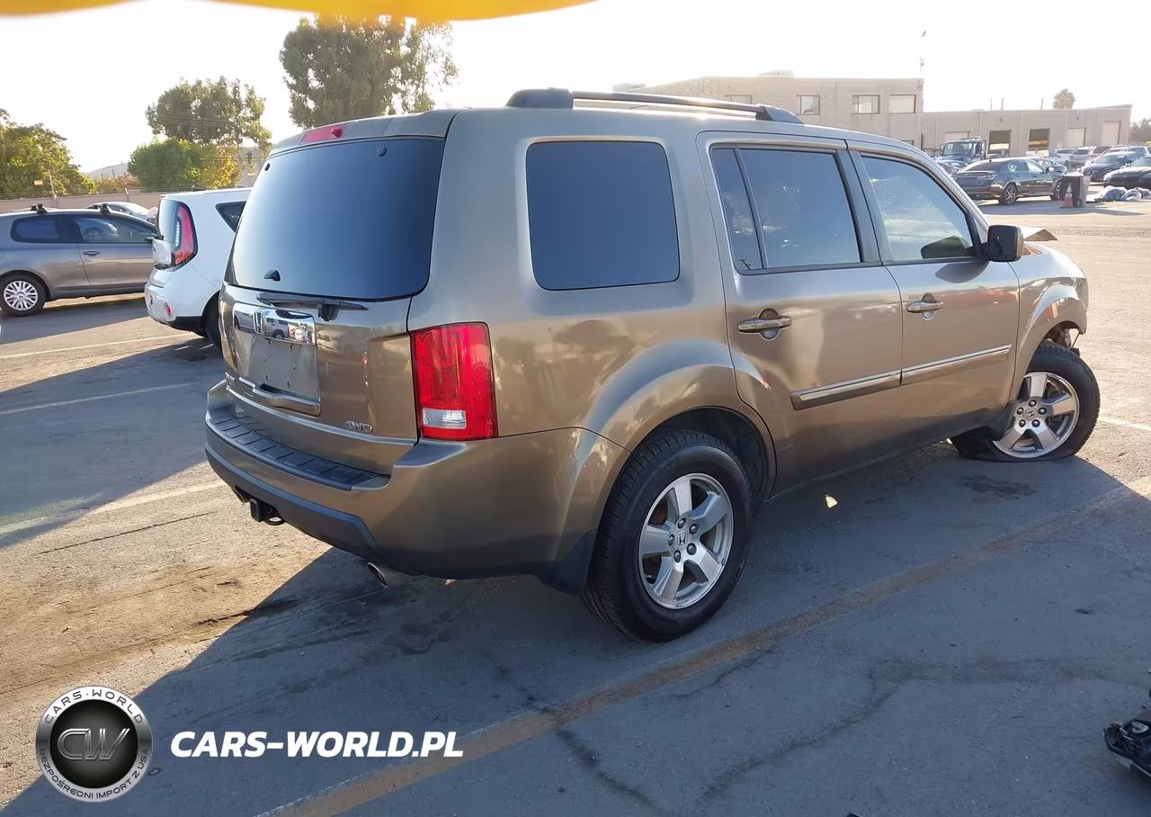 2009 Honda Pilot Ex-L VIN:5FNYF48509B053692 - 4
