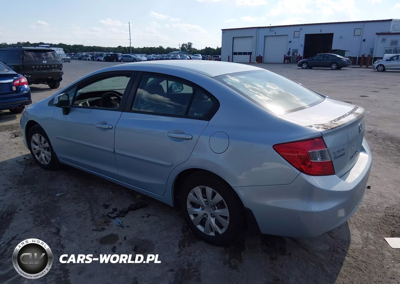 2012 Honda Civic Lx VIN:19XFB2F54CE016295 - 3