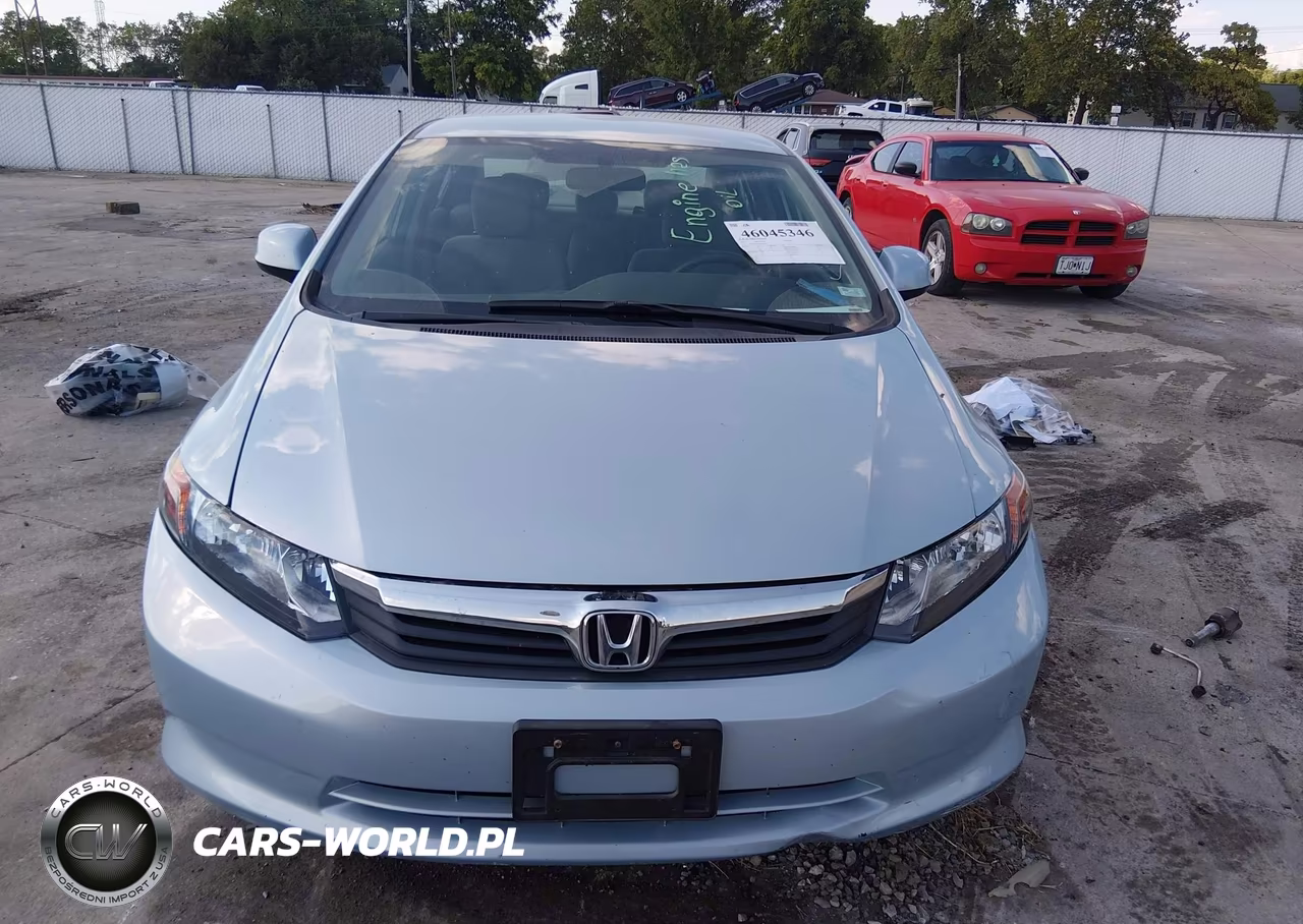 2012 Honda Civic Lx VIN:19XFB2F54CE016295 - 6