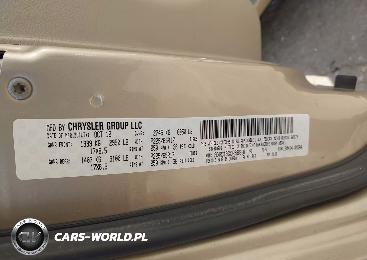 2013 Chrysler Town & Country Touring VIN:2C4RC1BGXDR588838 - 9