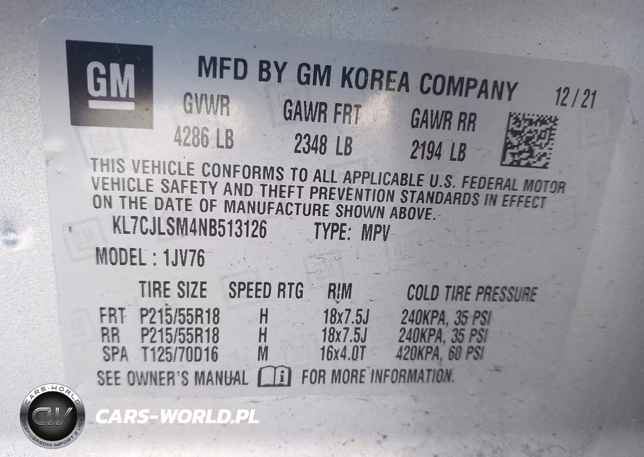 2022 Chevrolet Trax Fwd Lt VIN:KL7CJLSM4NB513126 - 9