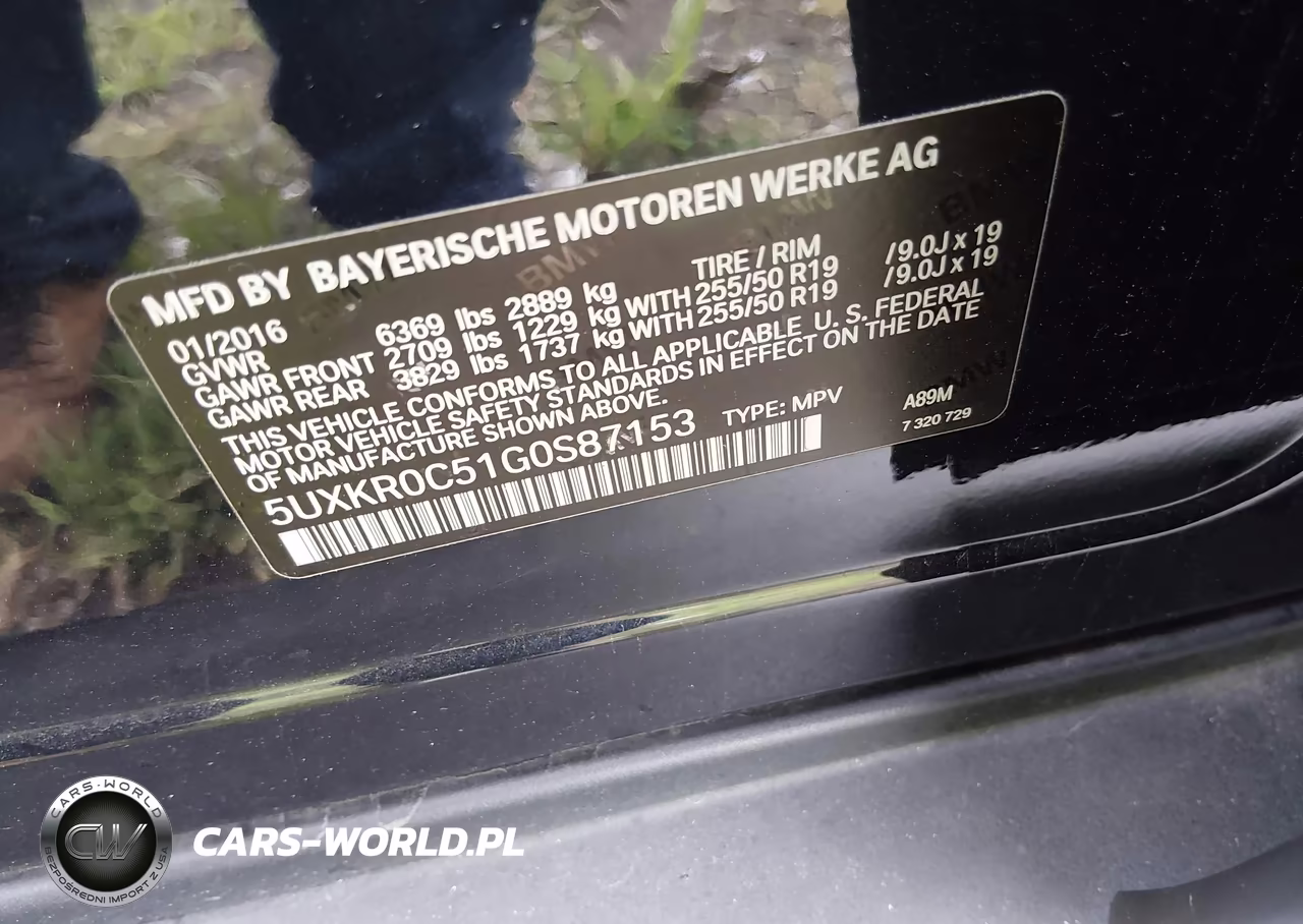 2016 BMW X5 xDrive35I VIN:5UXKR0C51G0S87153 - 9