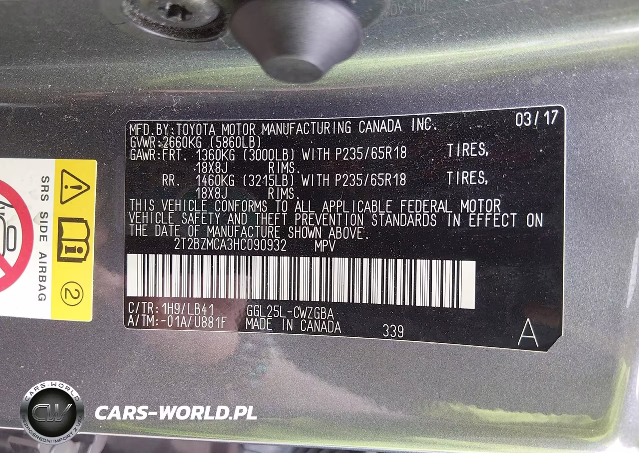 2017 Lexus Rx 350 VIN:2T2BZMCA3HC090932 - 9