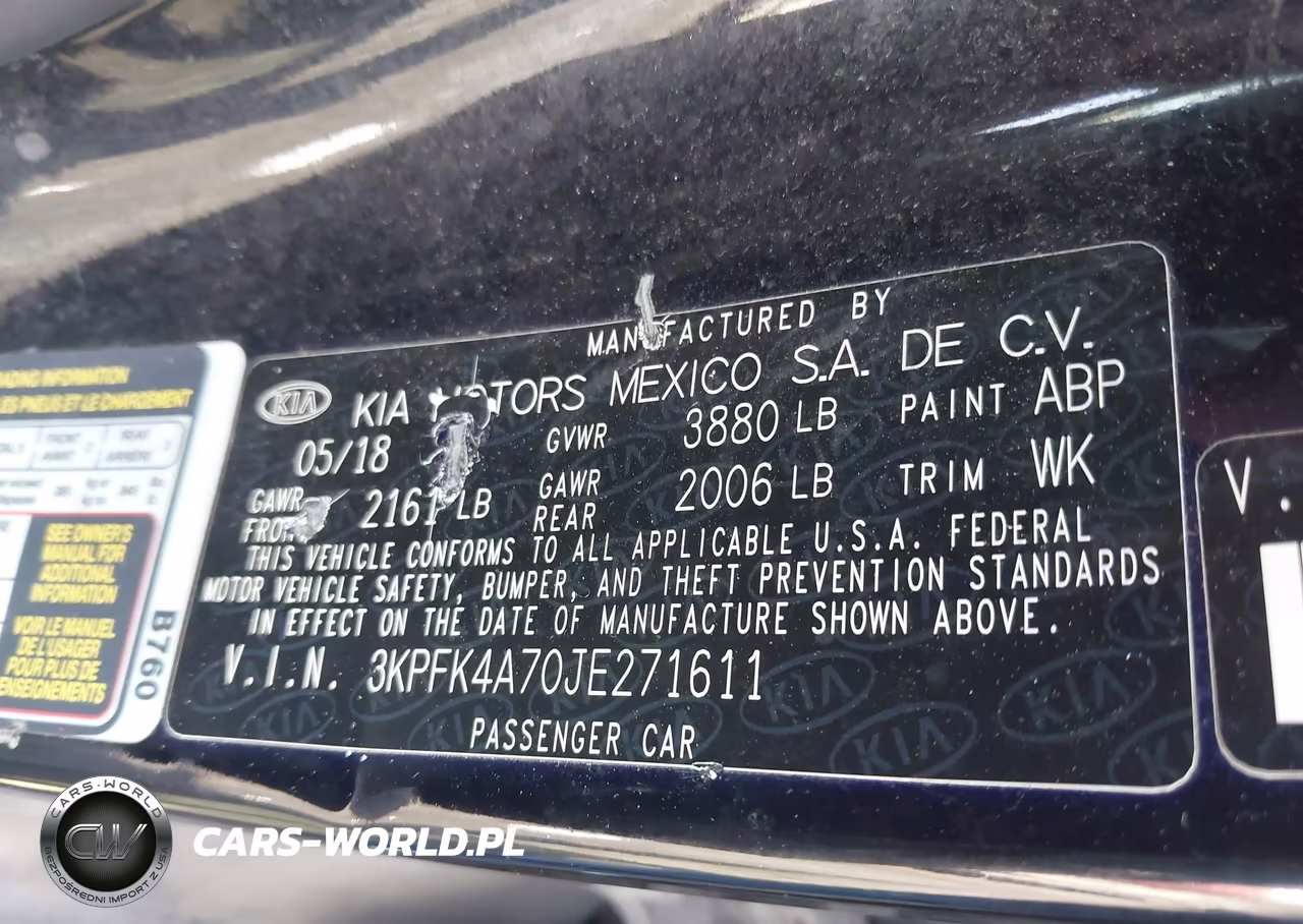 2018 Kia Forte Lx VIN:3KPFK4A70JE271611 - 9