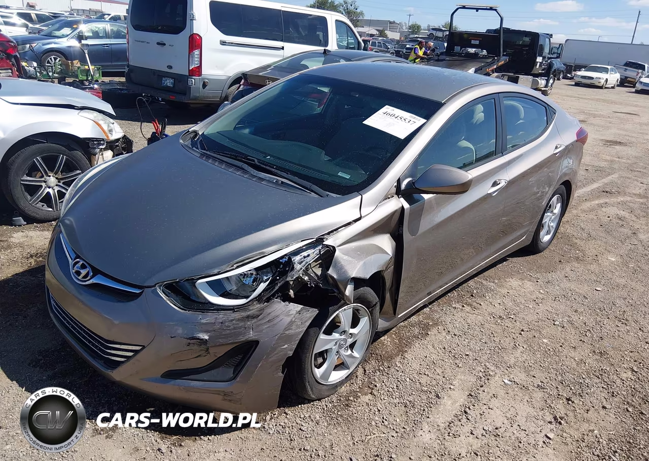 2014 Hyundai Elantra Se VIN:5NPDH4AE8EH482190 - 2