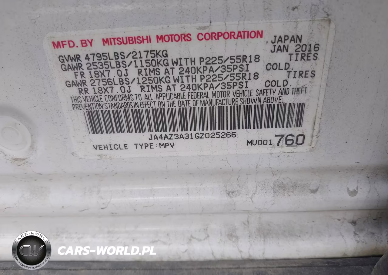 2016 Mitsubishi Outlander Se VIN:JA4AZ3A31GZ025266 - 9
