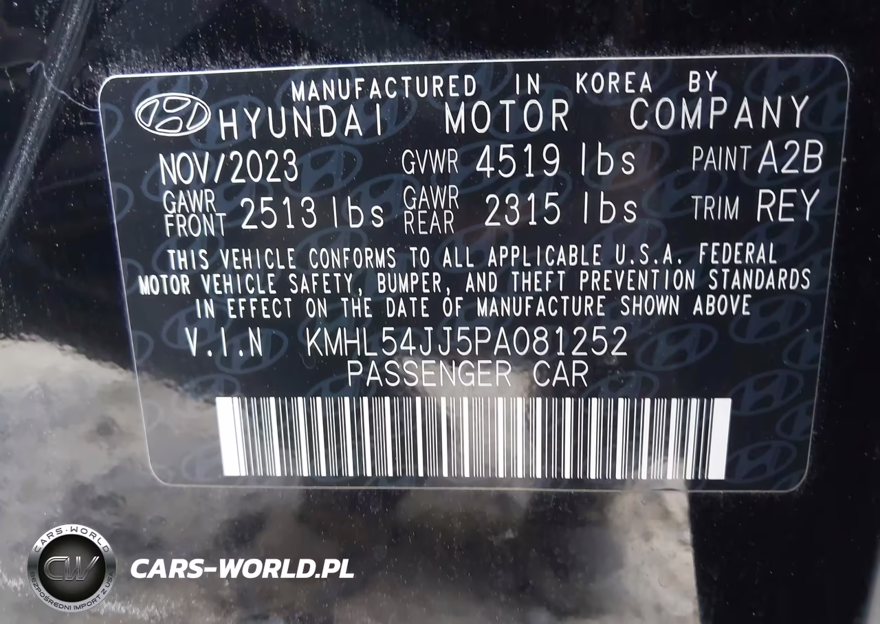 2023 Hyundai Sonata Hybrid Limited VIN:KMHL54JJ5PA081252 - 9
