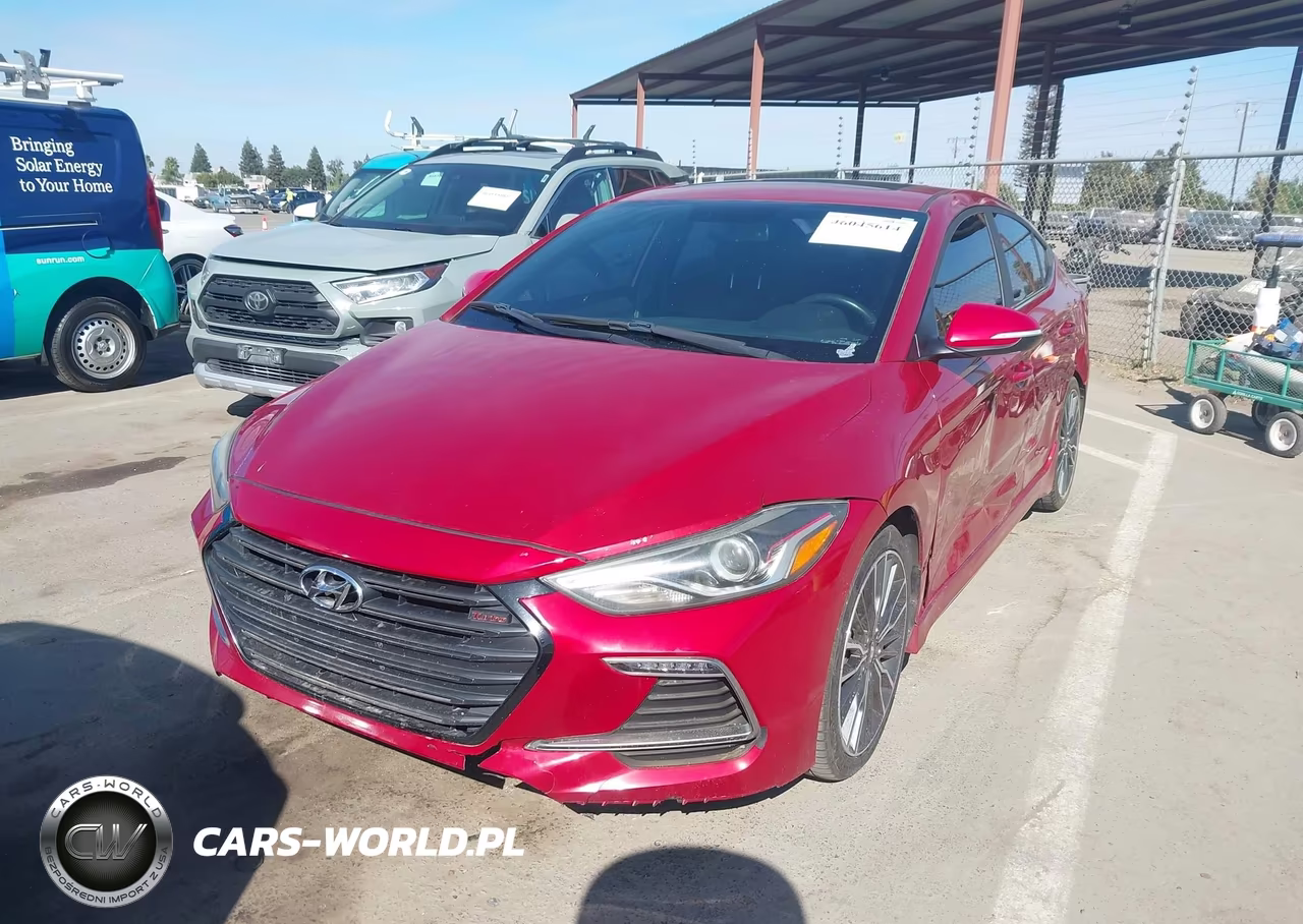 2018 Hyundai Elantra Sport VIN:KMHD04LB2JU523726 - 2