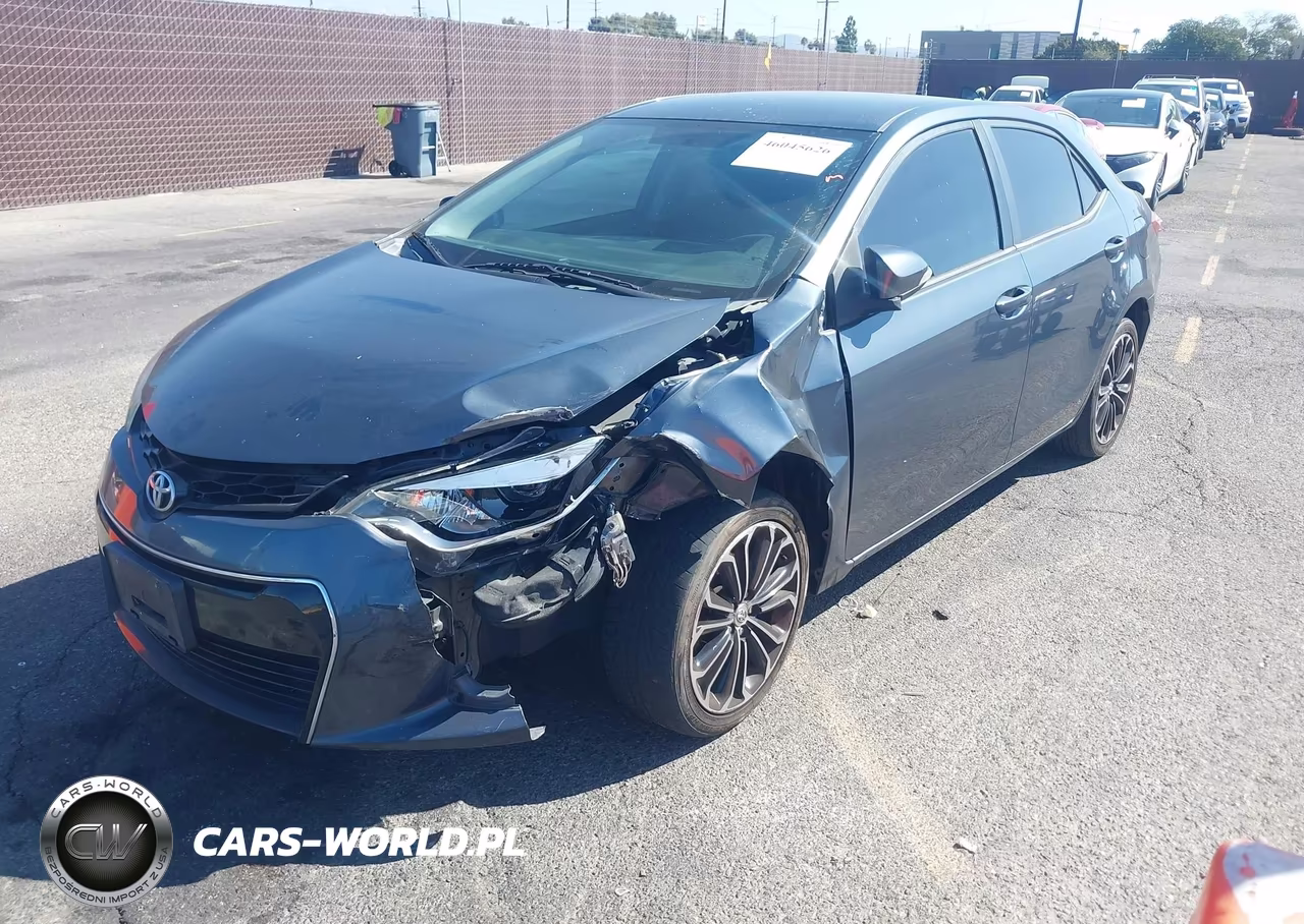 2015 Toyota Corolla S Plus VIN:5YFBURHEXFP321138 - 2