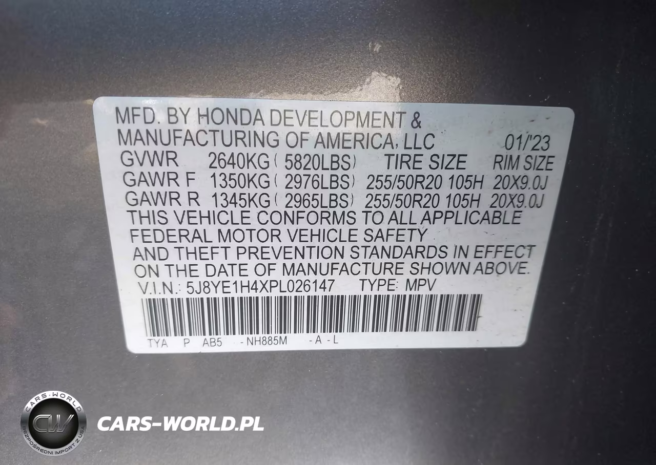 2023 Acura Mdx Technology Package VIN:5J8YE1H4XPL026147 - 9