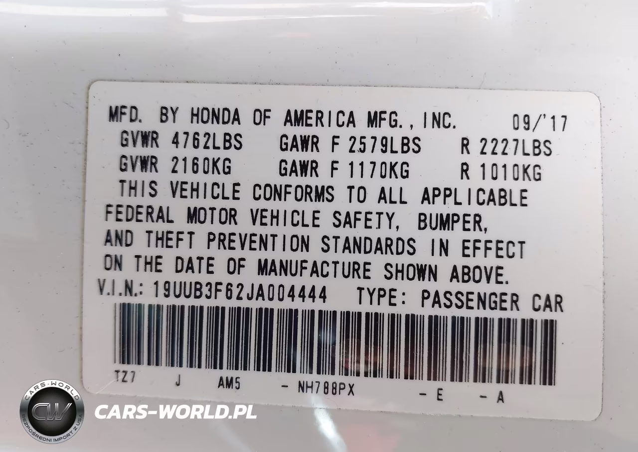 2018 Acura Tlx VIN:19UUB3F62JA004444 - 9