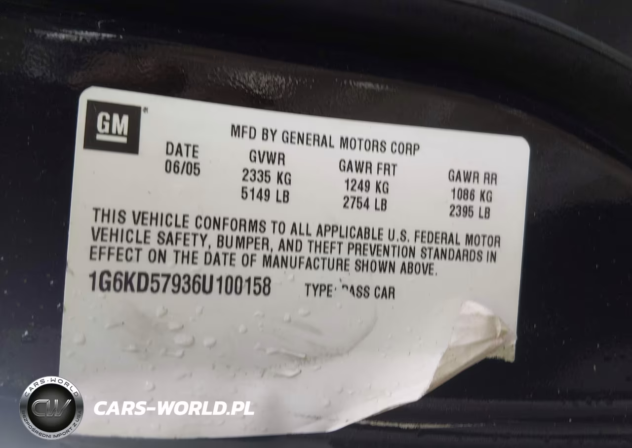 2006 Cadillac Dts Performance VIN:1G6KD57936U100158 - 9
