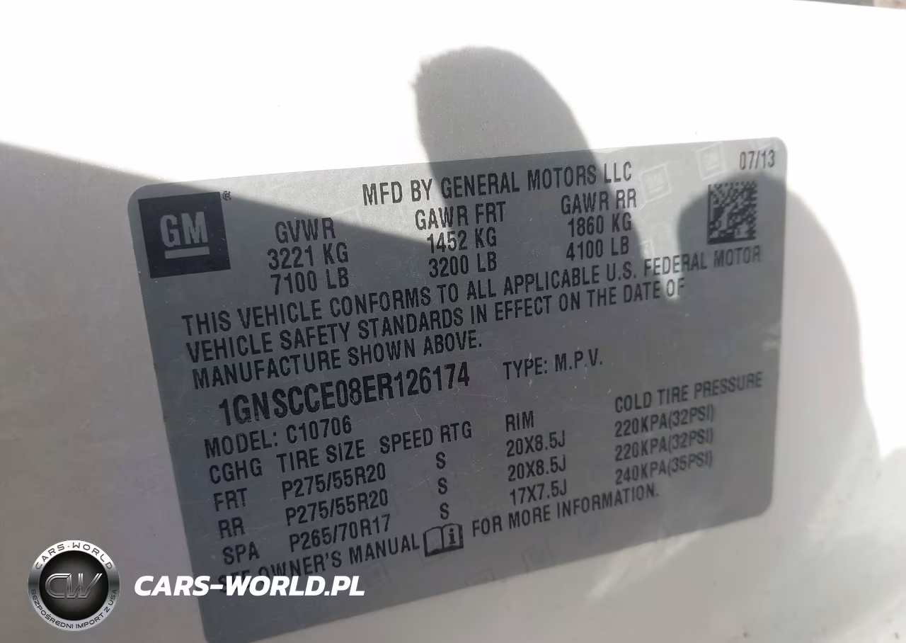 2014 Chevrolet Tahoe Ltz VIN:1GNSCCE08ER126174 - 9