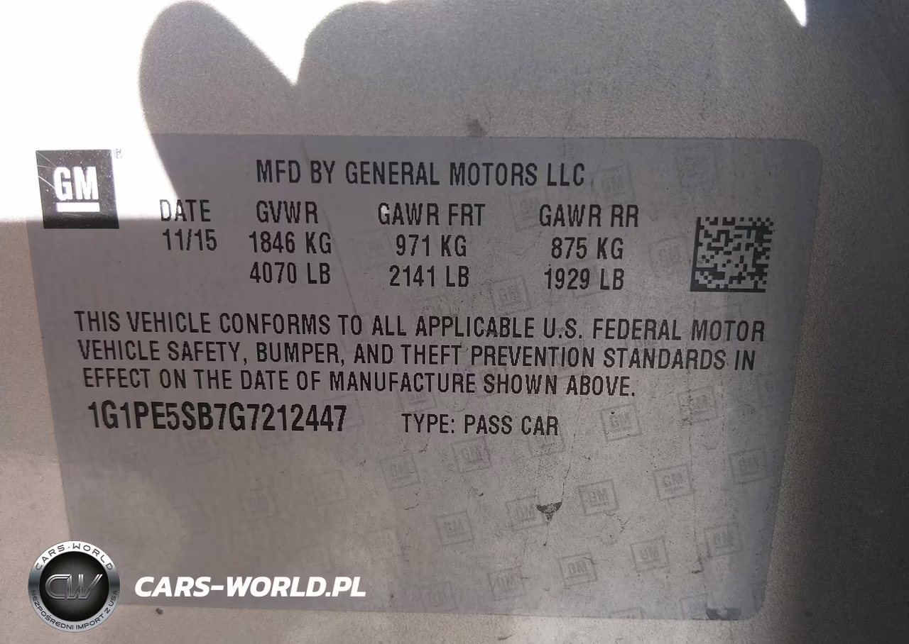 2016 Chevrolet Cruze Limited 1Lt Auto VIN:1G1PE5SB7G7212447 - 9