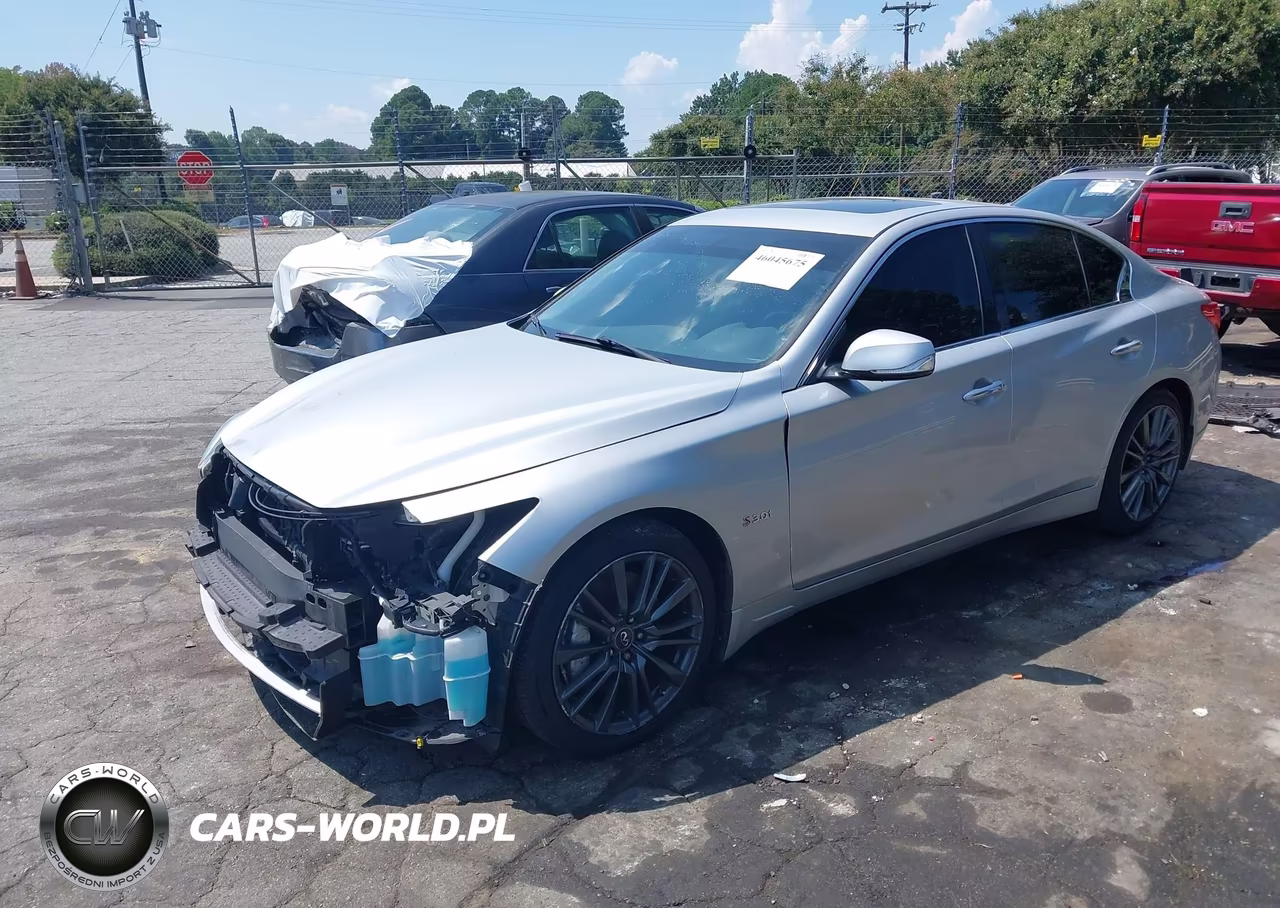 2016 Infiniti Q50 3.0T Red Sport 400 VIN:JN1FV7AR2GM451549 - 2