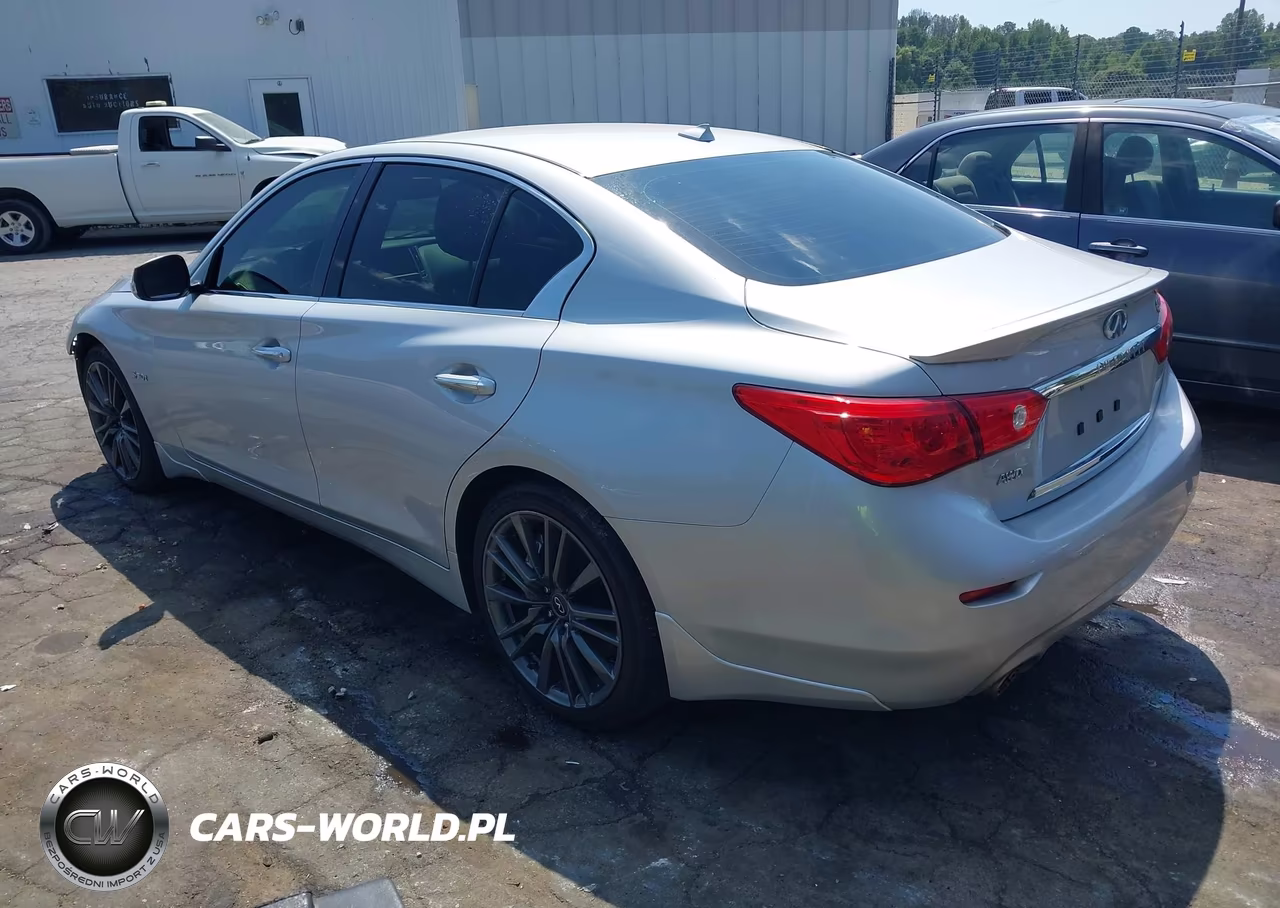 2016 Infiniti Q50 3.0T Red Sport 400 VIN:JN1FV7AR2GM451549 - 3