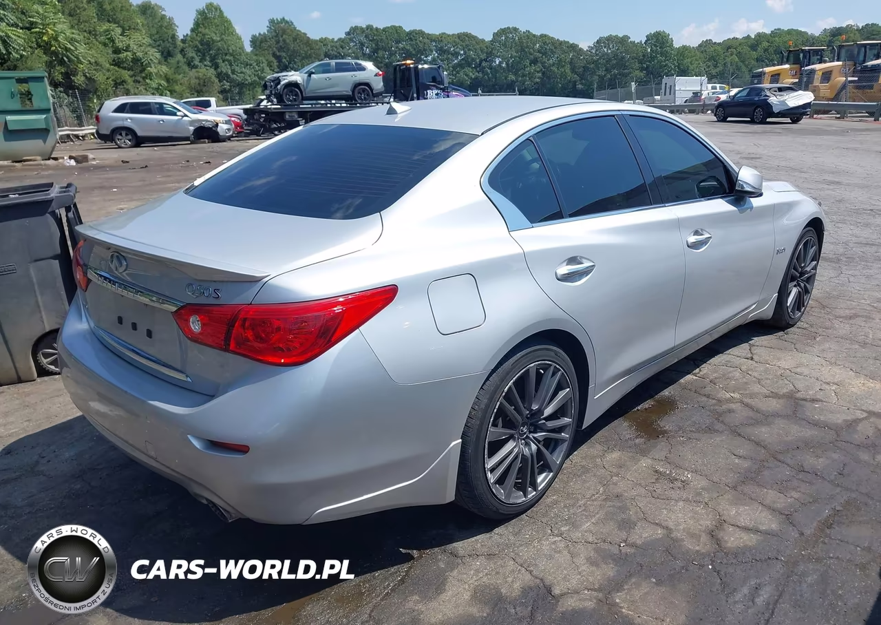 2016 Infiniti Q50 3.0T Red Sport 400 VIN:JN1FV7AR2GM451549 - 4