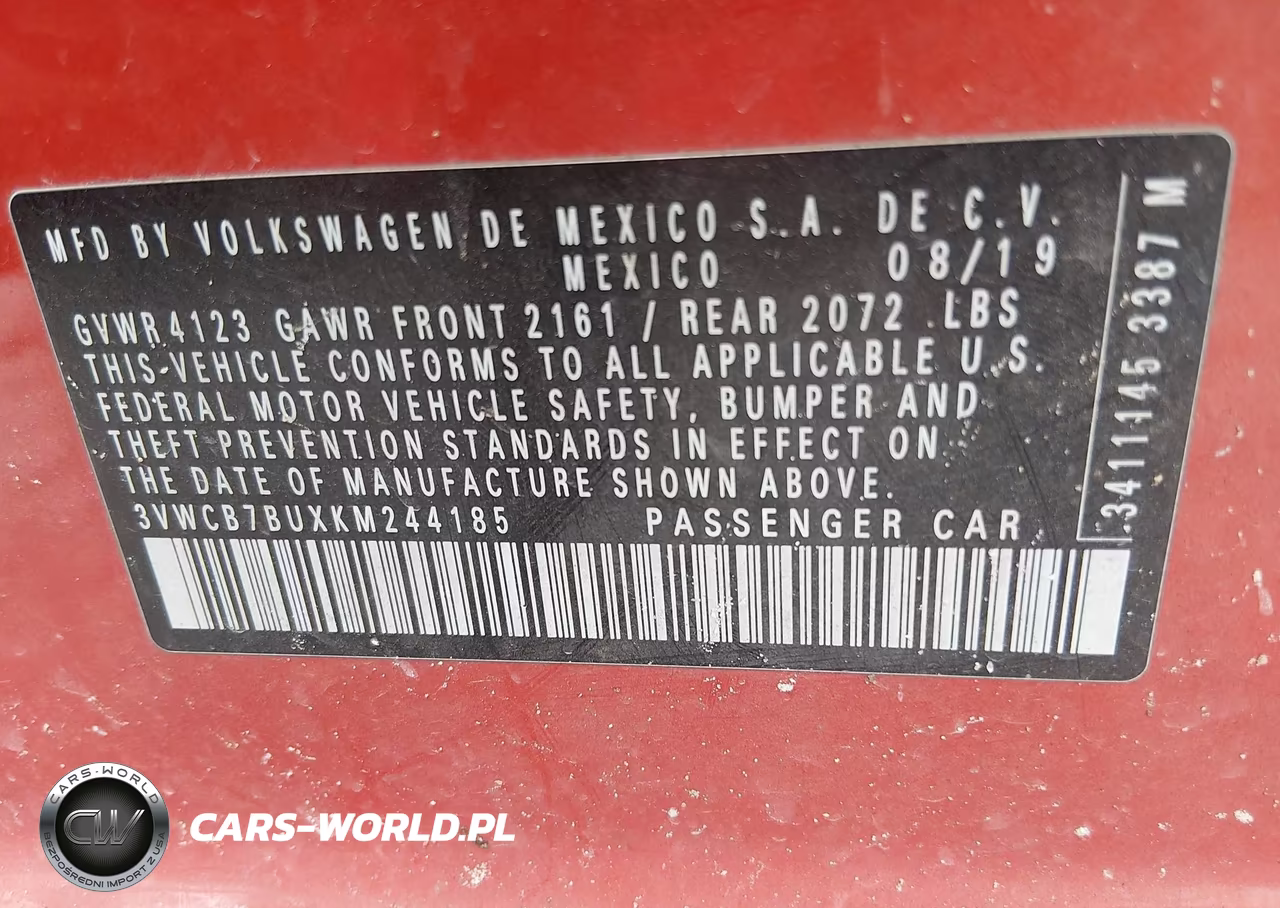 2019 Volkswagen Jetta 1.4T R-Line-1.4T S-1.4T Se VIN:3VWCB7BUXKM244185 - 9