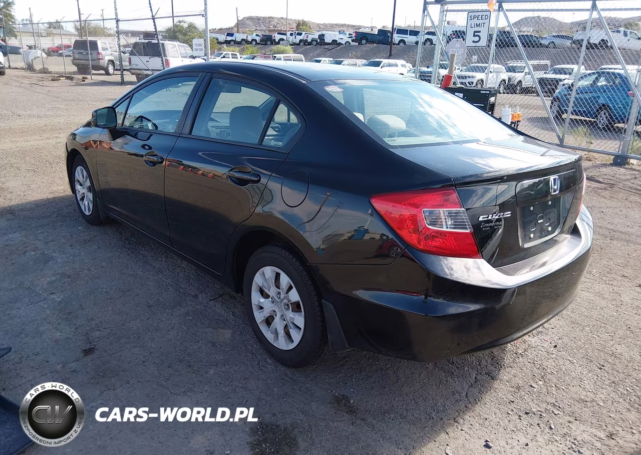 2012 Honda Civic Lx VIN:19XFB2F56CE096098 - 3