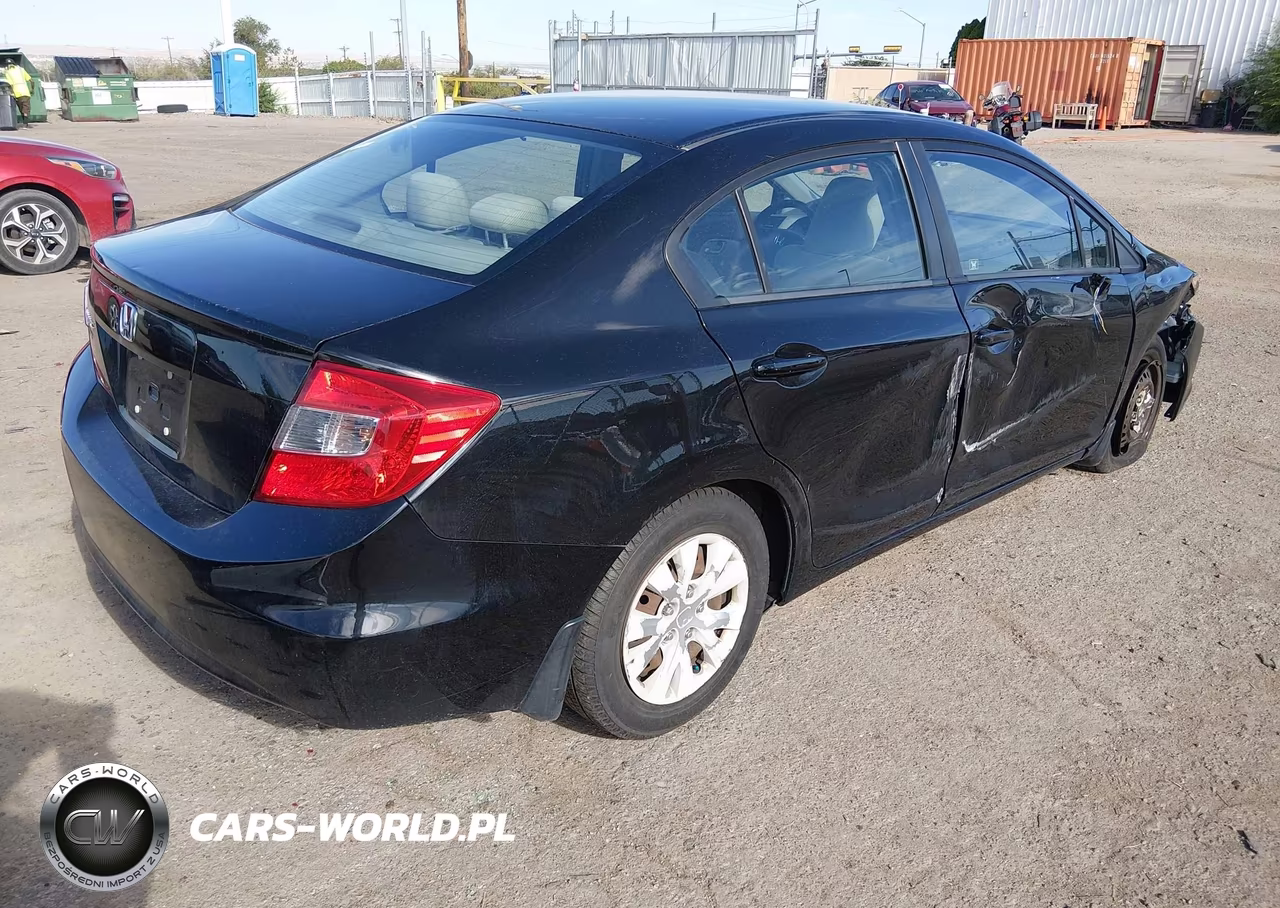 2012 Honda Civic Lx VIN:19XFB2F56CE096098 - 4