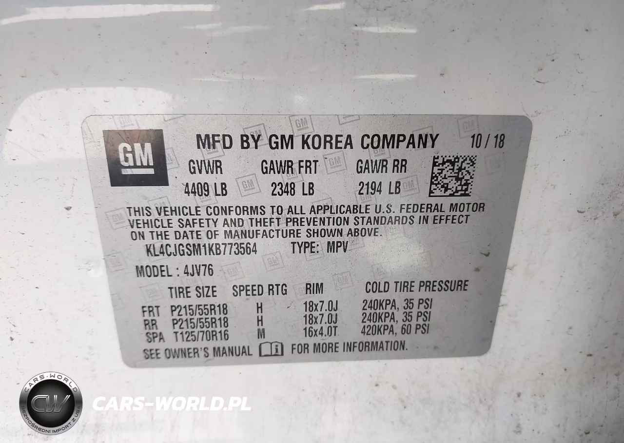 2019 Buick Encore Awd Essence VIN:KL4CJGSM1KB773564 - 9