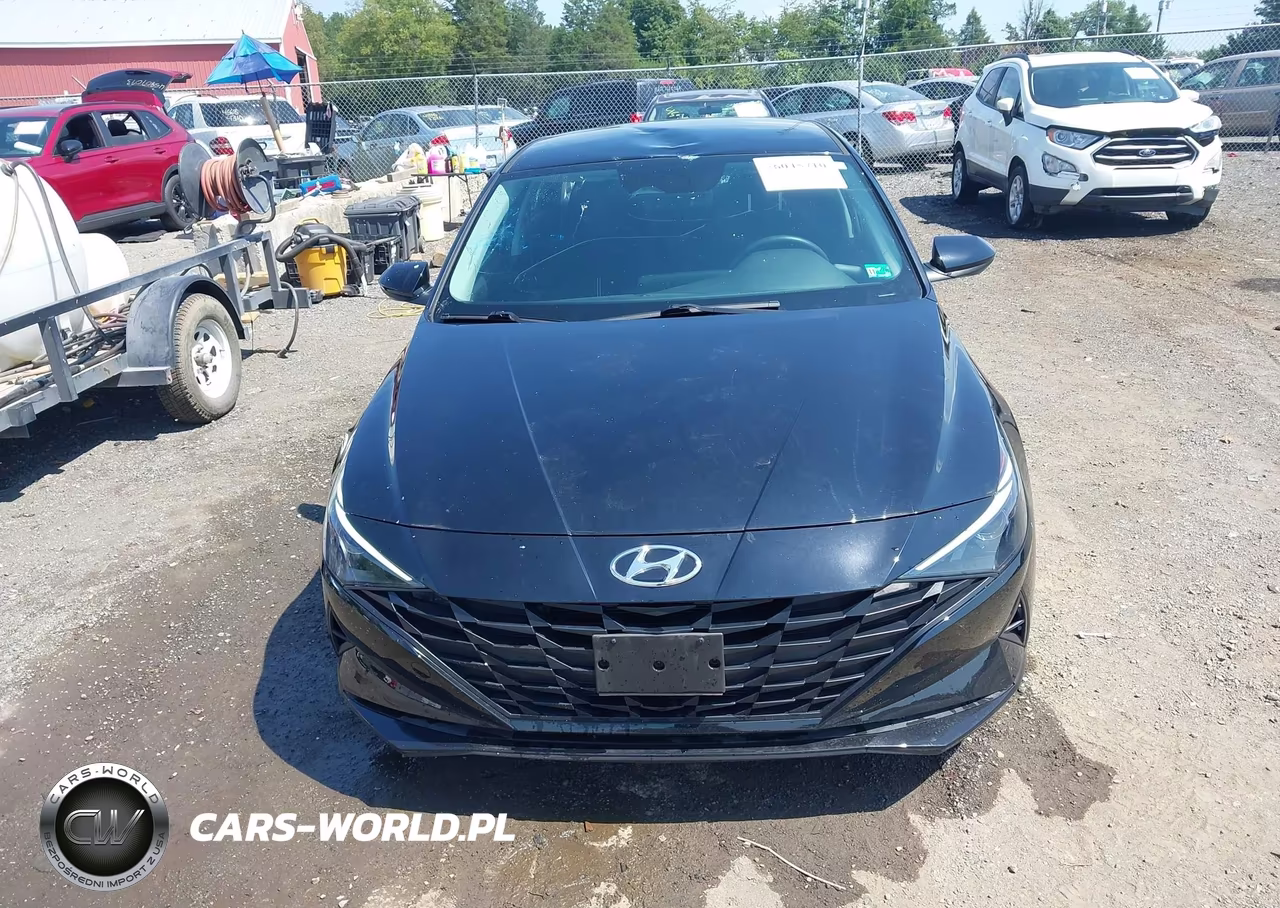 2023 Hyundai Elantra Hybrid Blue VIN:KMHLM4AJ5PU088591 - 13