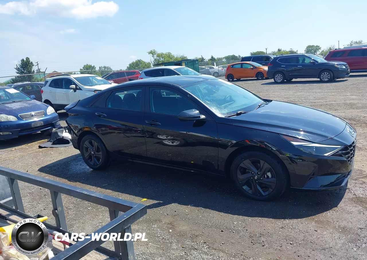 2023 Hyundai Elantra Hybrid Blue VIN:KMHLM4AJ5PU088591 - 14