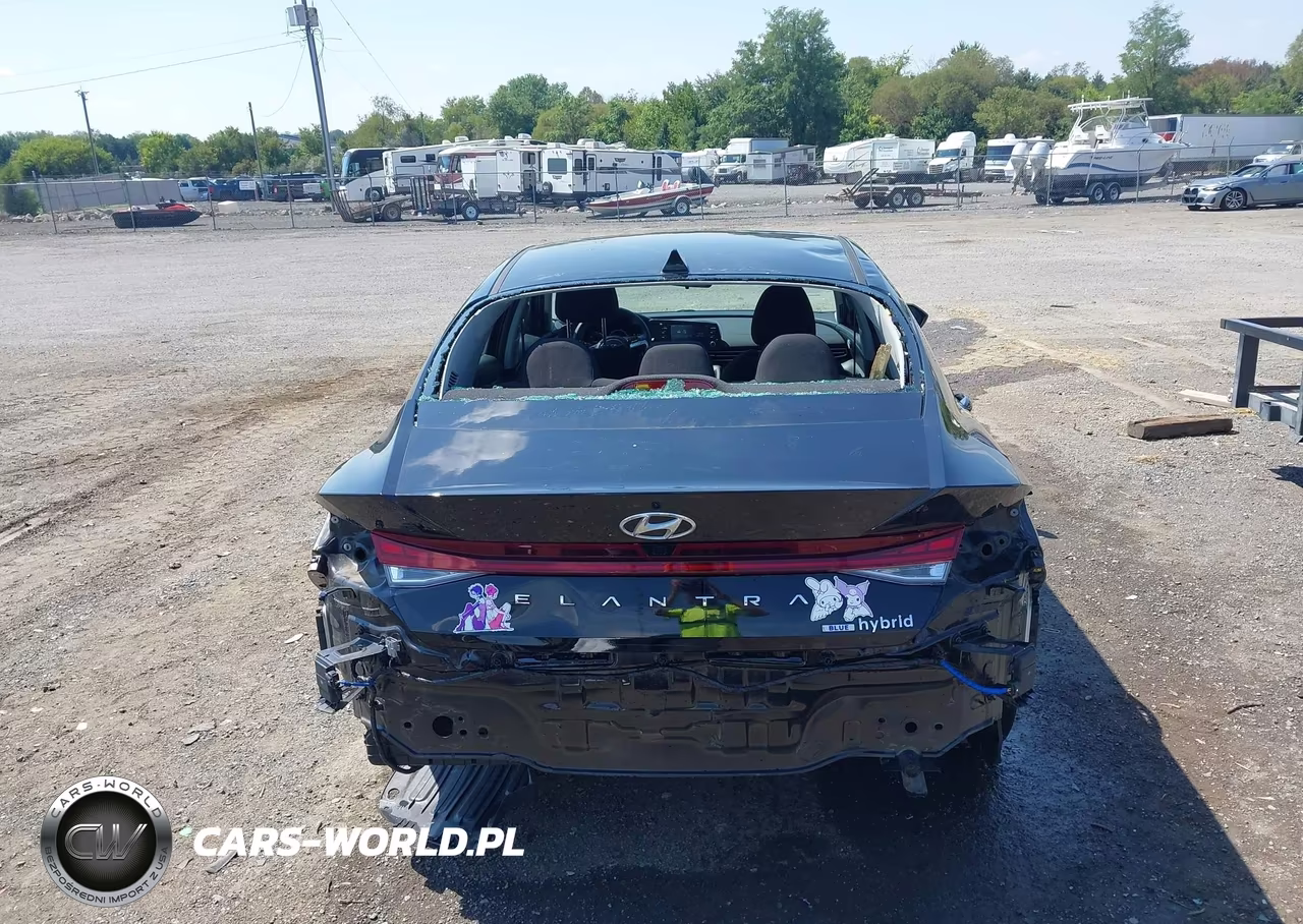 2023 Hyundai Elantra Hybrid Blue VIN:KMHLM4AJ5PU088591 - 6
