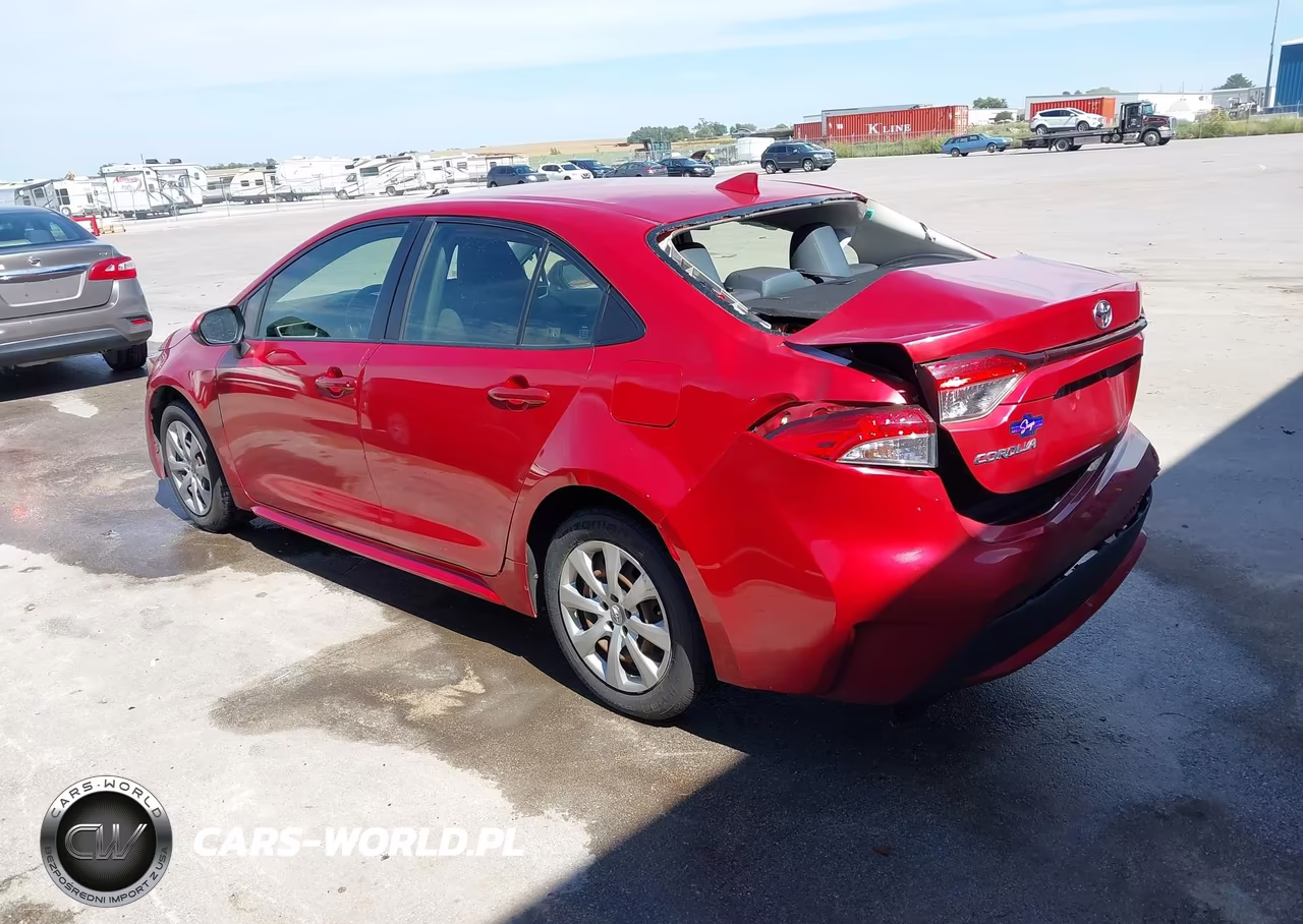 2020 Toyota Corolla Le VIN:JTDEPRAE8LJ022200 - 3