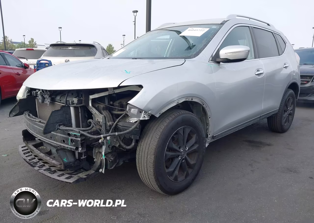 2015 Nissan Rogue Sv VIN:KNMAT2MTXFP543478 - 2