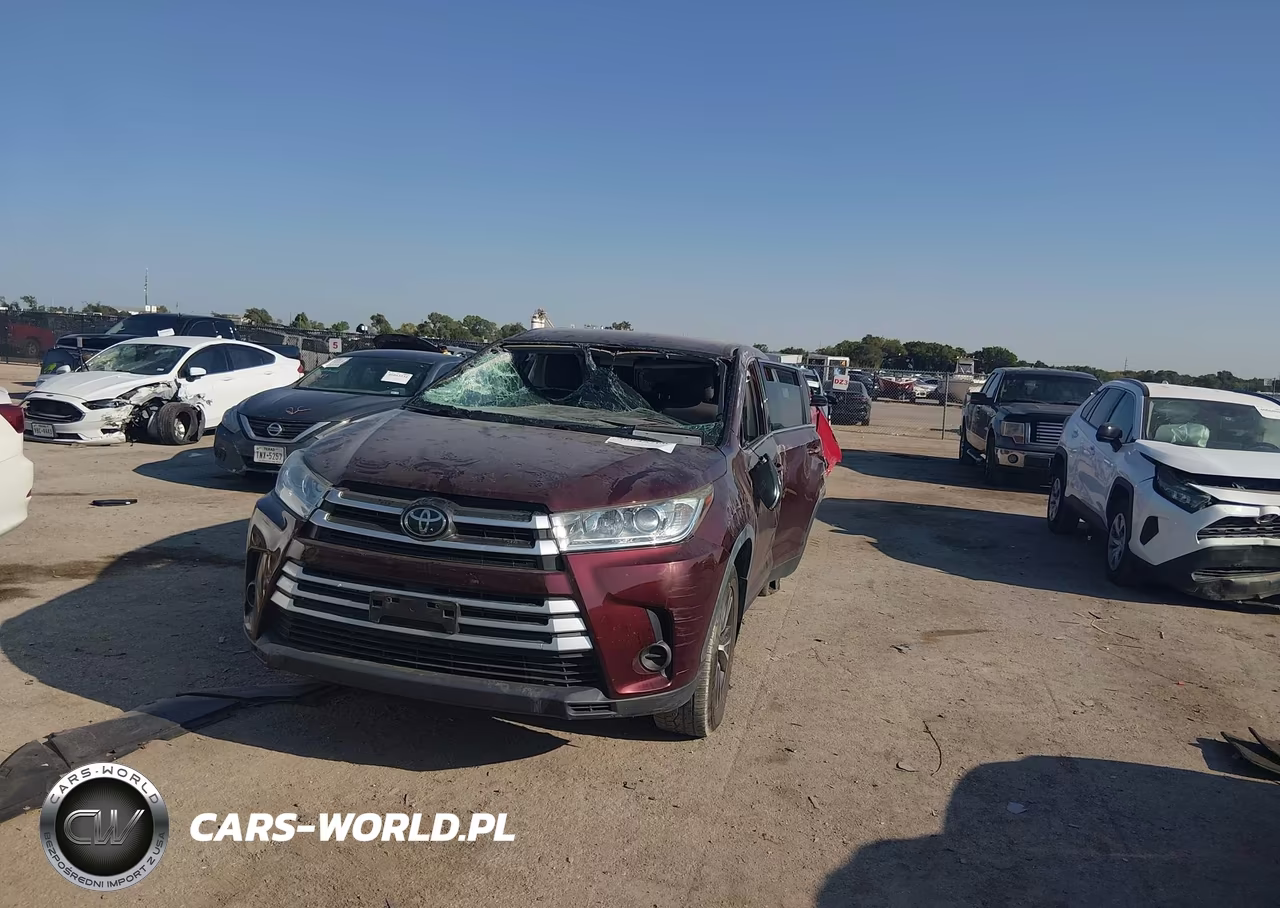 2019 Toyota Highlander Le VIN:5TDZARFH0KS058857 - 2