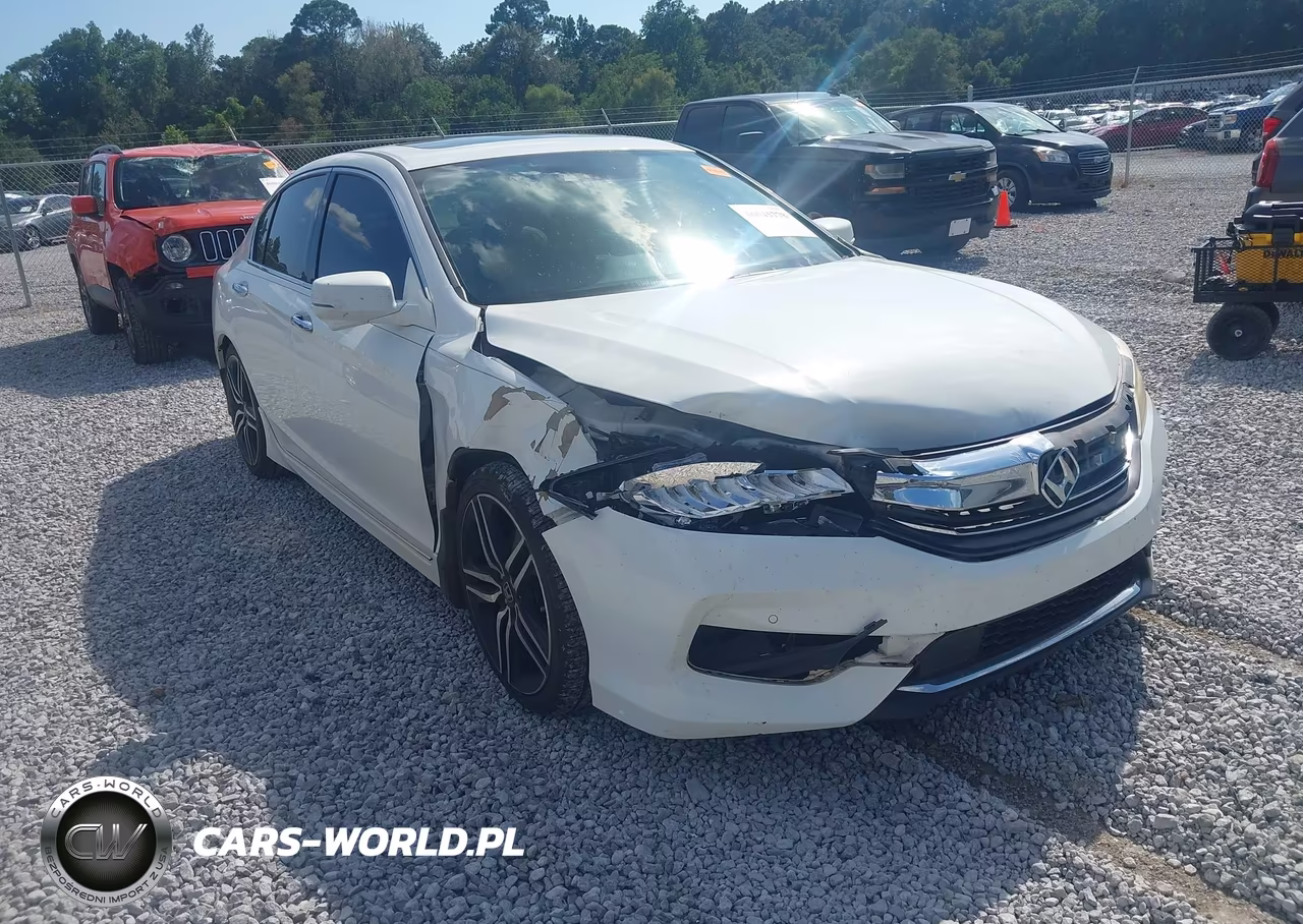 2017 Honda Accord Touring V6 VIN:1HGCR3F94HA003002 - 1