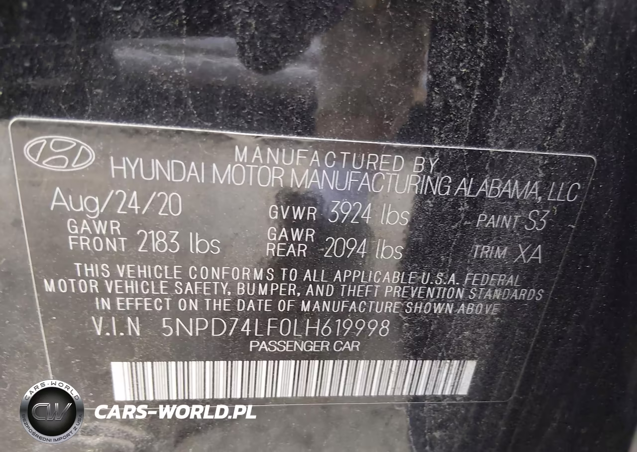2020 Hyundai Elantra Se VIN:5NPD74LF0LH619998 - 9