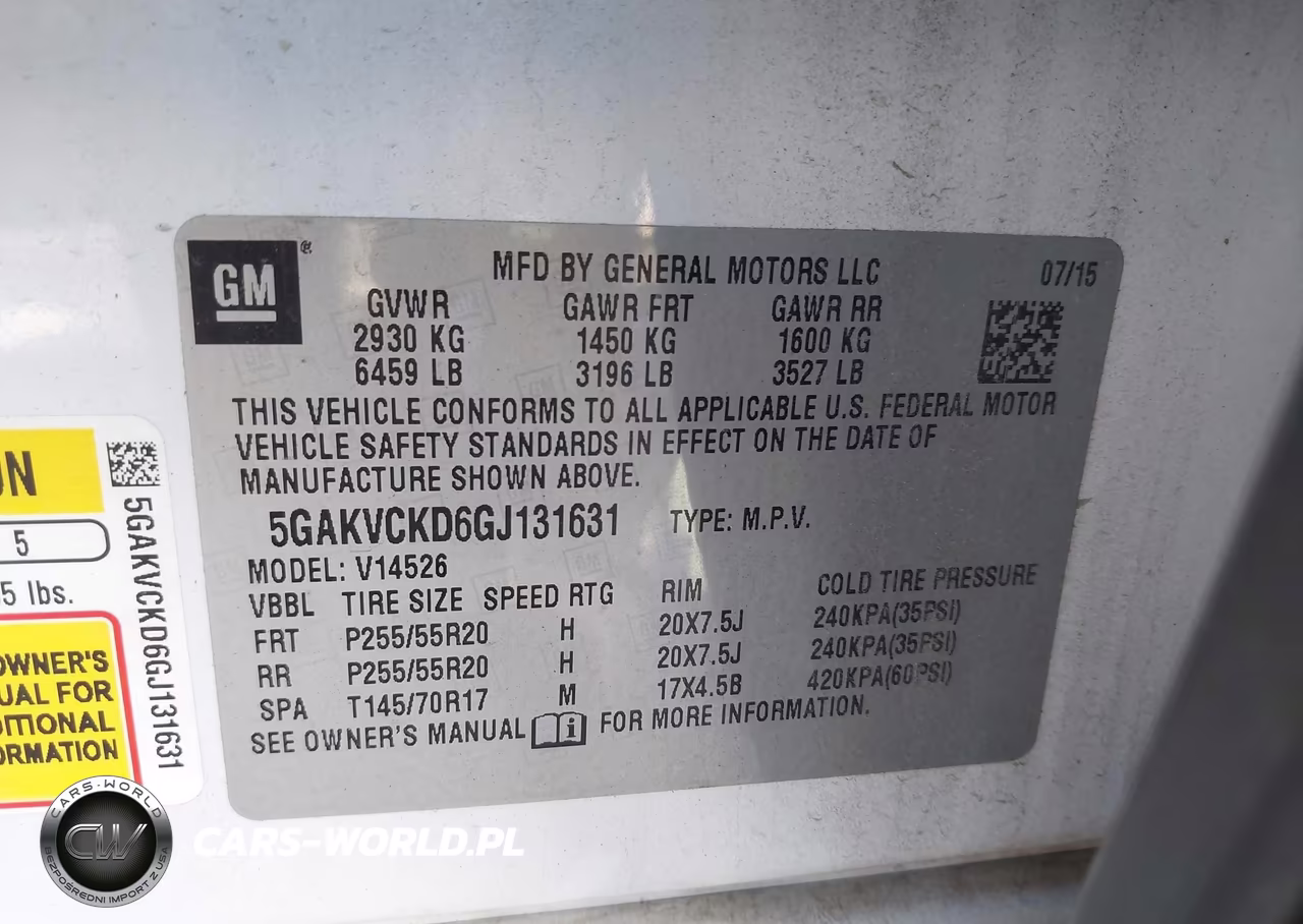 2016 Buick Enclave Premium VIN:5GAKVCKD6GJ131631 - 9