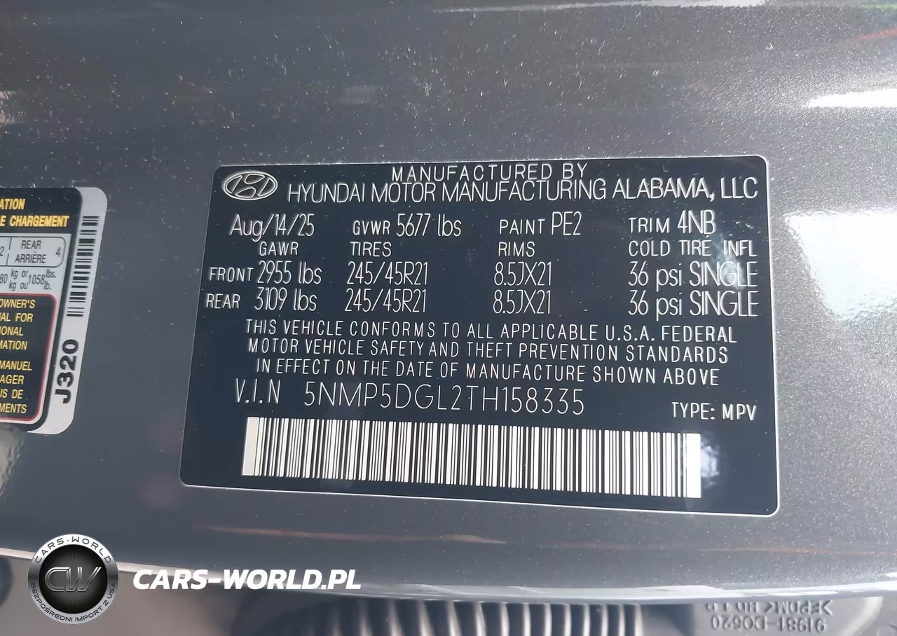 2026 Hyundai Santa Fe Calligraphy VIN:5NMP5DGL2TH158335 - 9