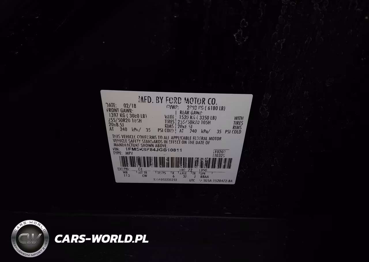 2018 Ford Explorer Limited VIN:1FM5K8F84JGB10811 - 9