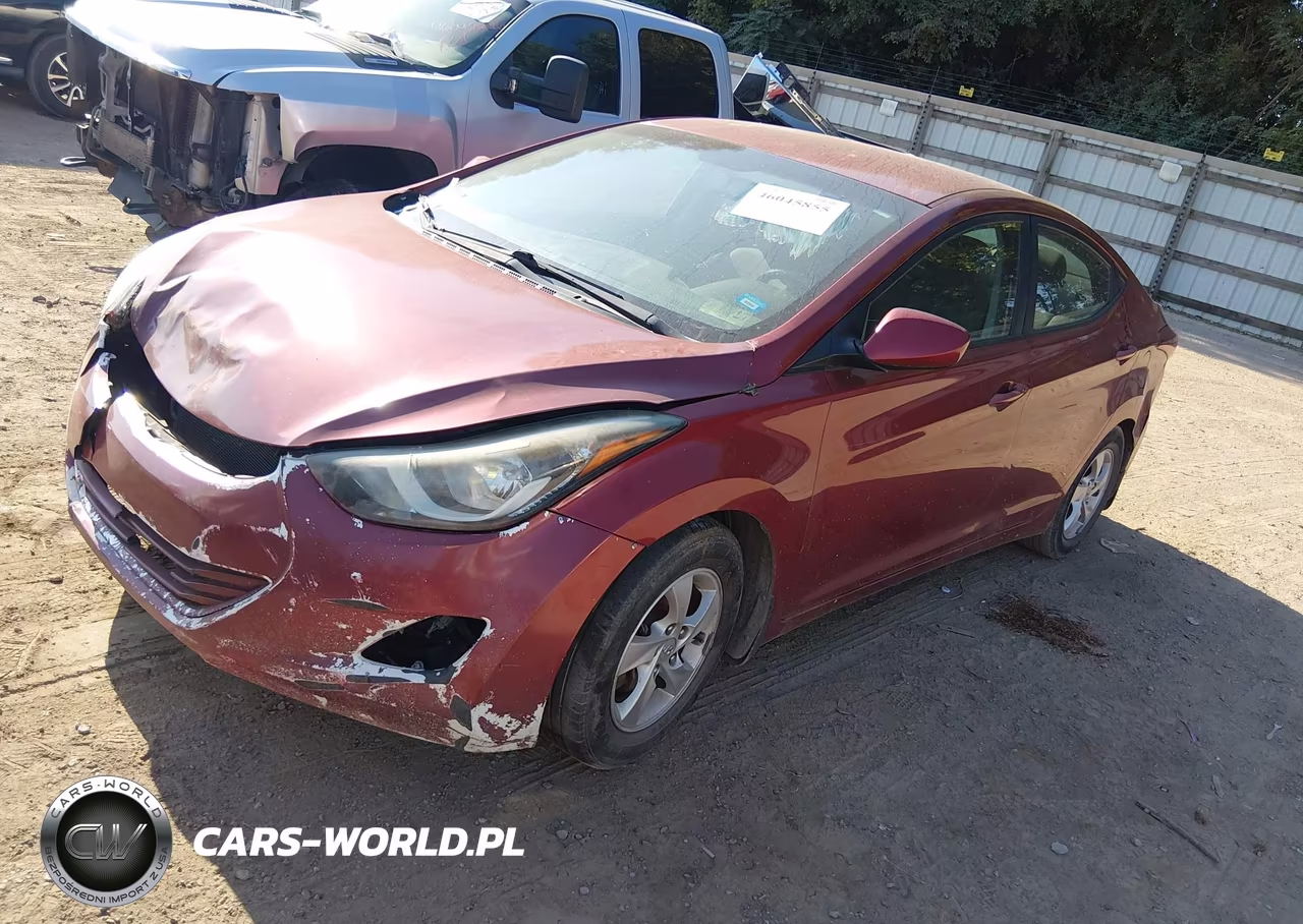 2015 Hyundai Elantra Se VIN:5NPDH4AEXFH558090 - 2