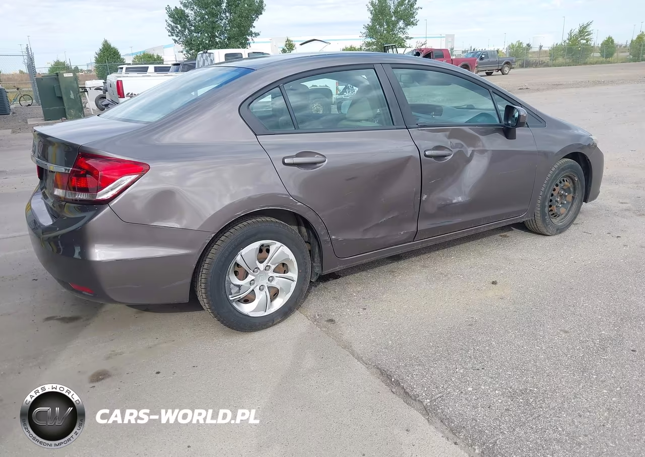 2014 Honda Civic Lx VIN:2HGFB2F56EH534062 - 4