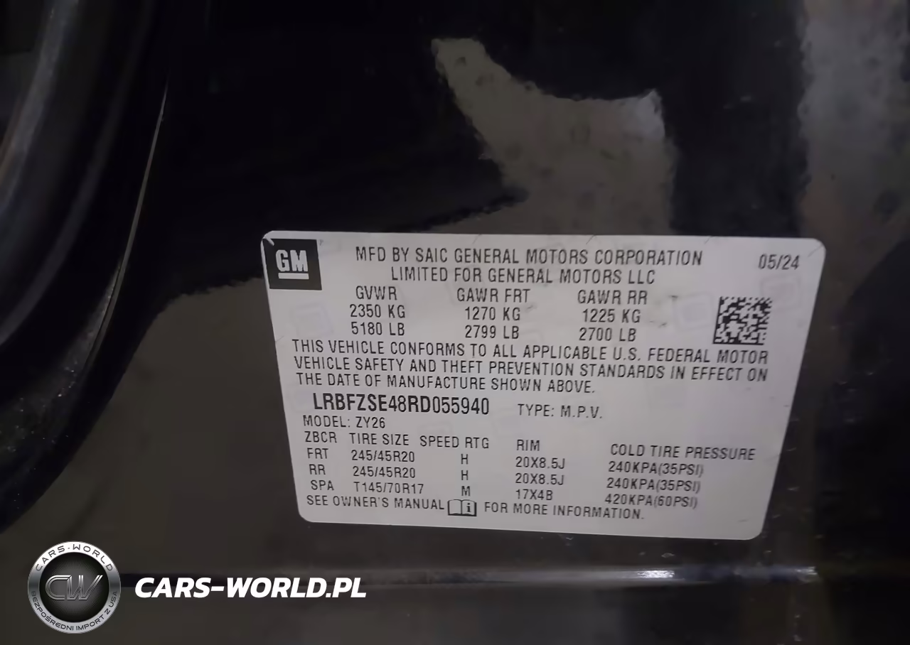 2024 Buick Envision Avenir Awd VIN:LRBFZSE48RD055940 - 9