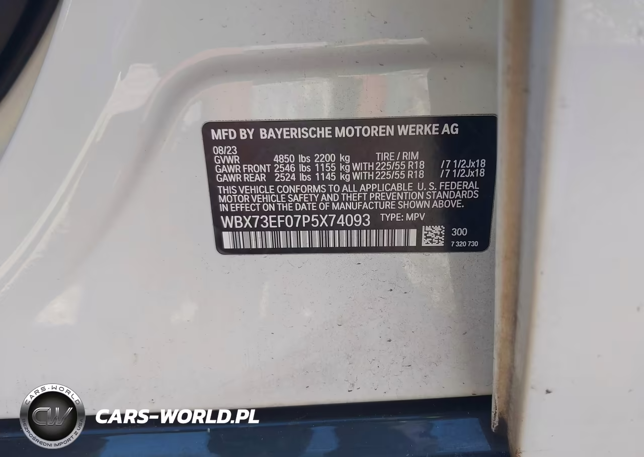 2023 BMW X1 xDrive28I VIN:WBX73EF07P5X74093 - 9