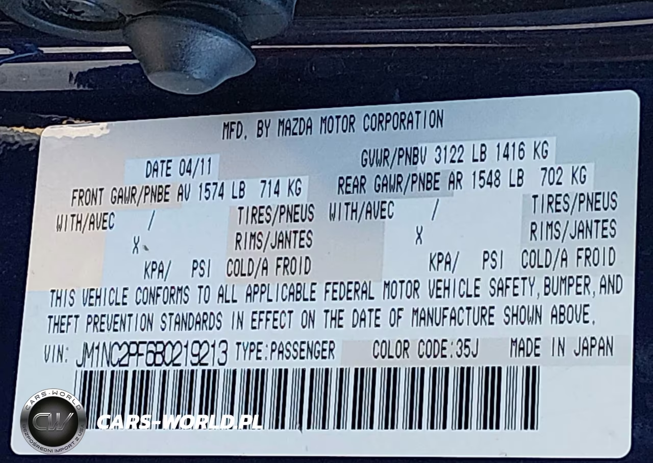 2011 Mazda Mx-5 Miata Grand Touring VIN:JM1NC2PF6B0219213 - 9