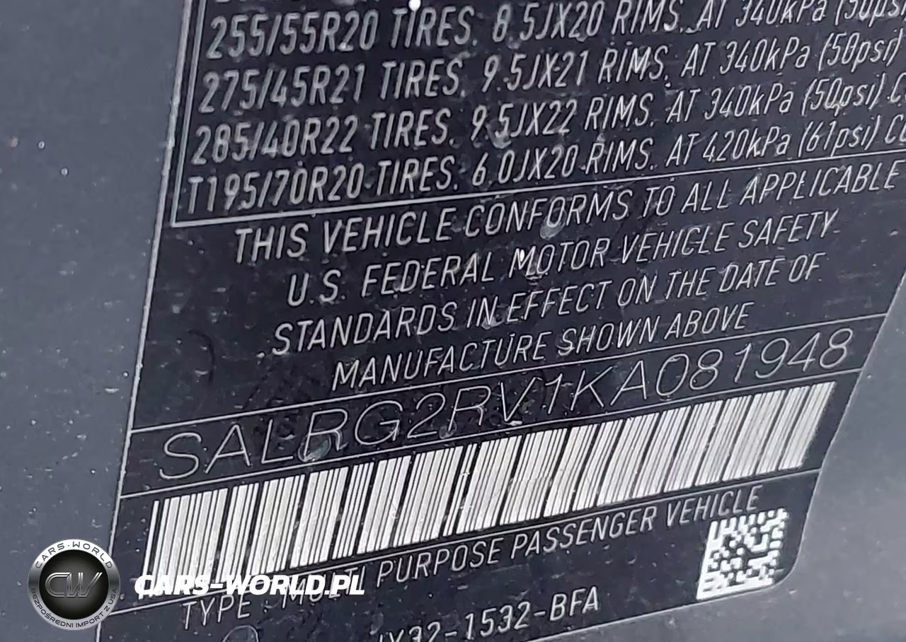 2019 Land Rover Discovery Se VIN:SALRG2RV1KA081948 - 9