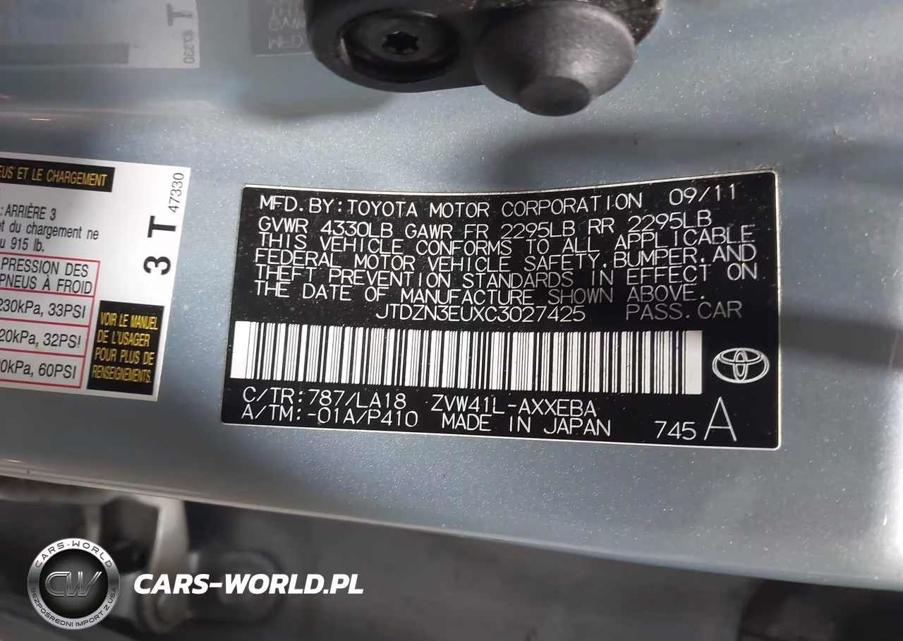 2012 Toyota Prius V Five VIN:JTDZN3EUXC3027425 - 9