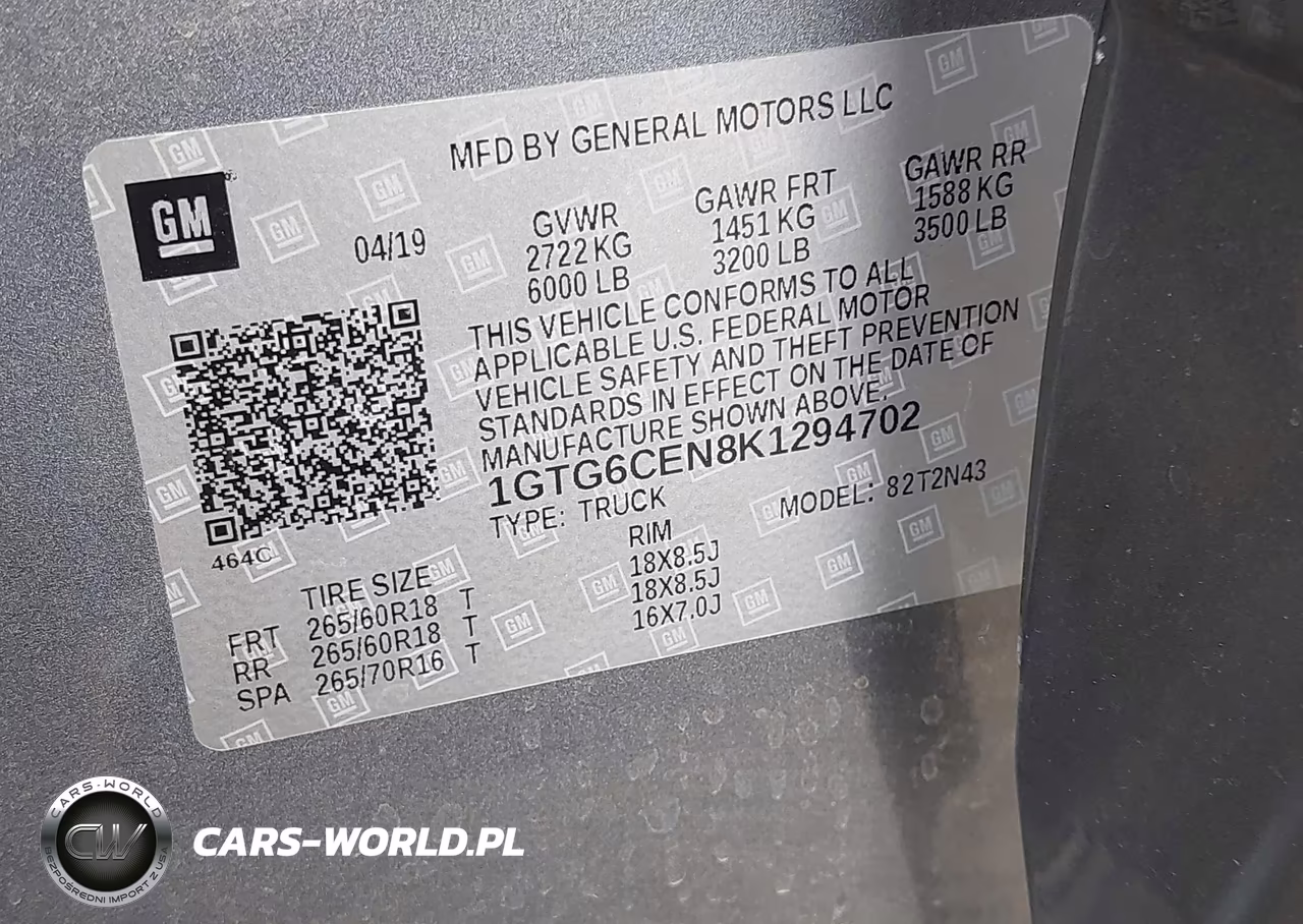 2019 GMC Canyon Sle VIN:1GTG6CEN8K1294702 - 9