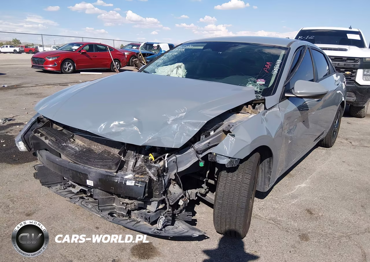 2022 Hyundai Elantra Sel VIN:KMHLM4AG7NU306791 - 2
