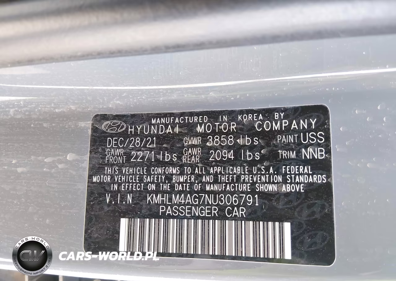 2022 Hyundai Elantra Sel VIN:KMHLM4AG7NU306791 - 9